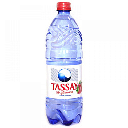 Tassay вода питьевая без газа со вкусом клубники 1л