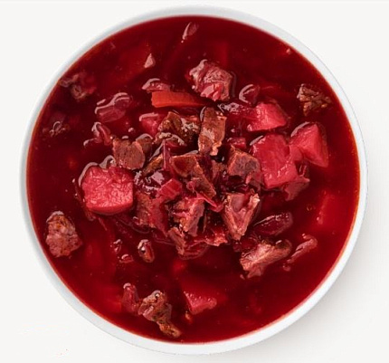 Mfood.kz Борщ с говядиной, 300гр