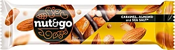 Nut & Go Миндальный батончик с карамелью и морской солью 34гр
