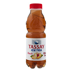 Tassay Ice Tea Черный чай со вкусом персика 0,5л