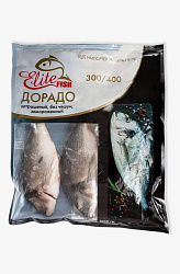 EliteFish Дорадо потрошеная, без чешуи 300/400 1кг
